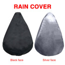 Sponge MTB Bike Seat Cushion with Saddle Seat Anti-slip Rain Cover (Black)