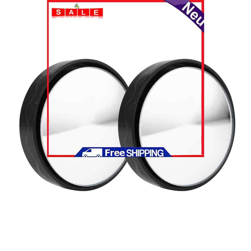 Azazaza Blind Angle Mirror, 2pcs HD Car Blind Angle Mirror 360 Degree Rota