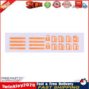 Luminous Car Door Window Lift Button Stickers Decals Car Styling (Orange) Newly