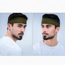 Cycling Running Pure Color Men Sports Headband Fitness Headband Elastic