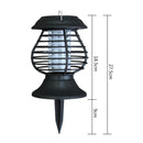 2* Mosquito Killer Solar LED Lamp Outdoor Waterproof Garden Insect Trap