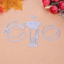 5pcs Ball Boy Beach ?Cutting Dies Stencils Scrapbook Embossing DIY Cards