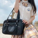 Fashion Women Casual Leather Solid Color Large Capacity Shoulder Messenger Bags