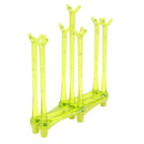 Glass Cup Bottle Drying Rack Drainer Shelf Holder Kitchen Organizer(Green) Newly
