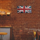 Home Weatherproof Retro Chic English Flag Sign Iron Painting Wall Art Drawing
