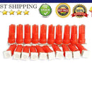 20 PCS Red 37 58 70 73 74 T5 Dashboard 5050SMD LED Mini-Wedge Bulb Light