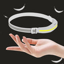 Cob LED Flashlight 4 Lighting Mode Powerful Headlamp Portable for Hiking Fishing