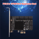 SA3112J PCIE Adapter 12 Port 6Gbps PCI-Express X1 SATA 3.0 Expansion Card Newly
