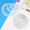 Metal Cutting Dies Circle Frame Stencils DIY Scrapbooking Paper Cards Die C