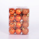 24pcs/box Christmas Balls 3cm Hanging Shopping Mall Ceiling Ornament (B) Newly