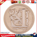 Retro Flower Letter Envelope Sealing Wax Copper Seal Stamp Post Decor(L) Newly
