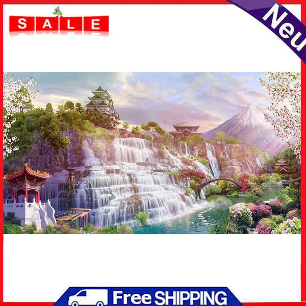 5D Waterfall Diamond Embroidery Diamond Painting Home Decor Bead Art DIY Gift