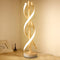12W LED Spiral Table Lamp Modern Acrylic Curved Strip Light (Warm Light) Newly