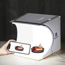 PULUZ 22cmx23cmx24cm Folding Lightbox Photo Desktop Studio LED Light Soft Box