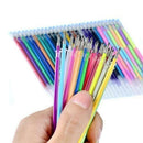 48 Colors Gel Pen Refills Glitter Coloring Drawing Markers HOT Craft C1R9