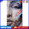 Half Face Oil Paint By Numbers Kits DIY Handpainted on Canvas Wall Art Gift