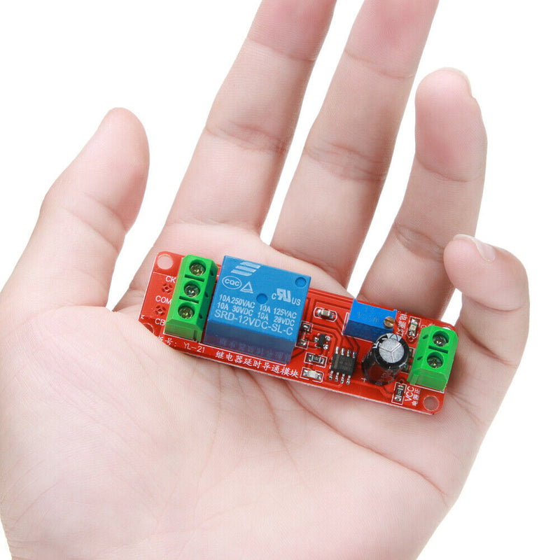 5pcs DC 12V Delay Relay Shield NE555 Timer Switch Adjustable Module