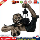 Zombie Crawling out of Grave with LED Statues Halloween Horror Sculpture Newly