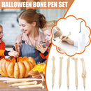 5 pcs/lot Novelty Bone Shape Ballpoint Pen 0.7mm Ink Refill Writing Ball Pens`