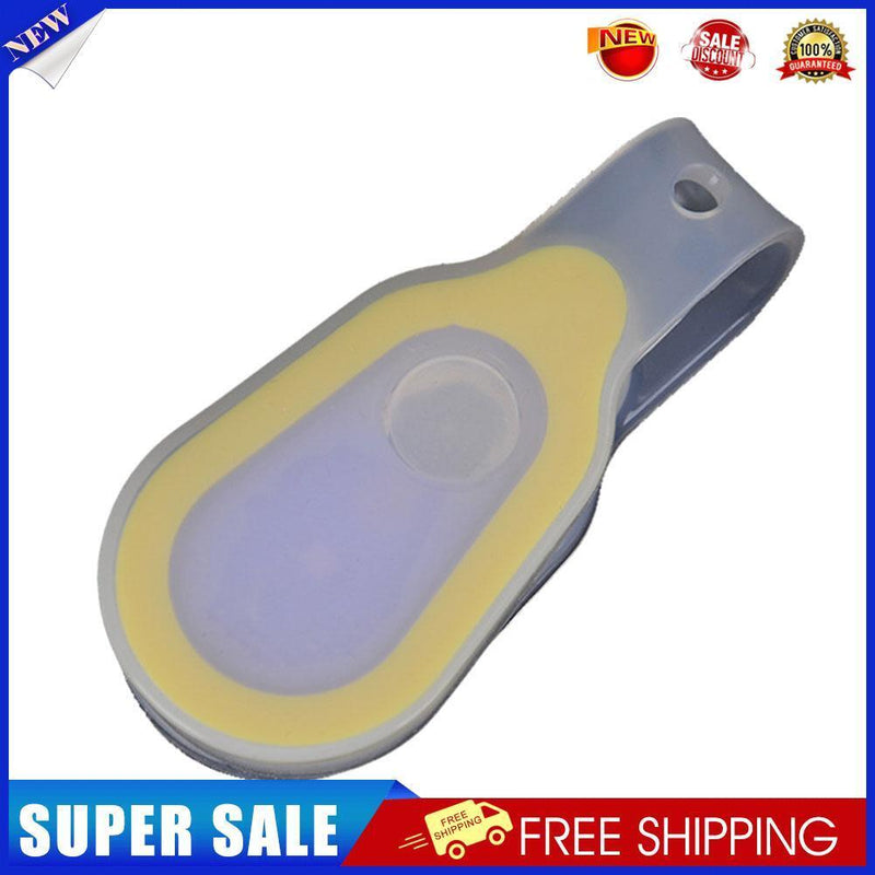 Portable Solar LED Magnetic Strap Light Running Safety Clip Lamp (Yellow)