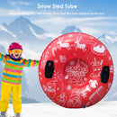 PVC Inflatable Skiing Ring Snow Sled Tube Ski Circle Winter Outdoor Sports Toys