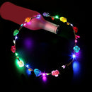 Party Decoration Halloween Crown Flower Light Up Headband Glowing LED Wreath