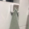 Punching-Free Towel Plug Holder Household Towel Rack (Transparent White) Newly