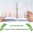 Silicone Bookmark Green Grass Sprout Buds Indentifier Page Marker Books U A T6X4