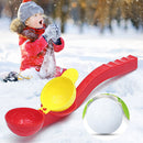 Football Shaped Snowball Maker Clip for Kids Winter Snowball Fight Random Newly