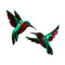 4Pcs Handmade  Hummingbird Wall decor for art  and garden Patio Balcony