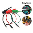 3pcs Test Hook Clip Testing Equipped Transistor Tester Electronic Repair Tools