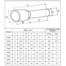Connectors Insutated Cord End Terminal Electric Crimp Battery Terminals