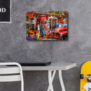 Wood Sticks Photo Canvas Oil Painting Artworks Display Frame (24x34cm) Newly