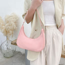 Casual Women Small Purse Handbag Fashion Solid Color Shoulder Underarm Hobos Bag