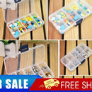 10 Slot Jewelry Rings Adjustable Tool Box Case Craft Organizer Storage Bead