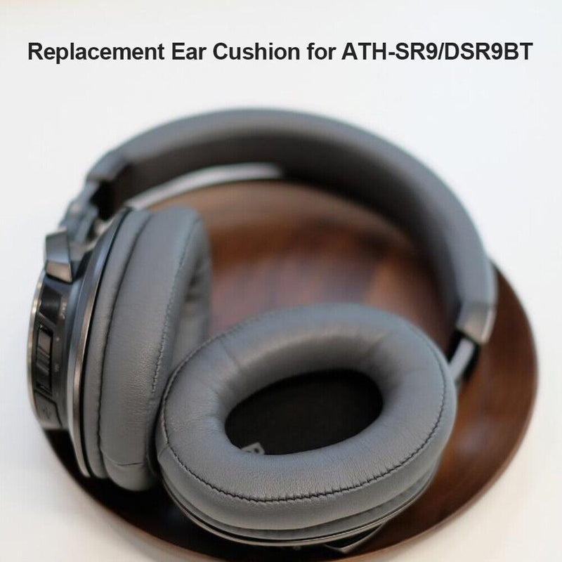 Headphone Pad Soft Sponge Cover for ATH-SR9 DSR9BT Head-mounted Leather Earmuffs