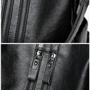 Leather Backpack College Bag Travel Tote Backpack Large Capacity Shoulder Bag