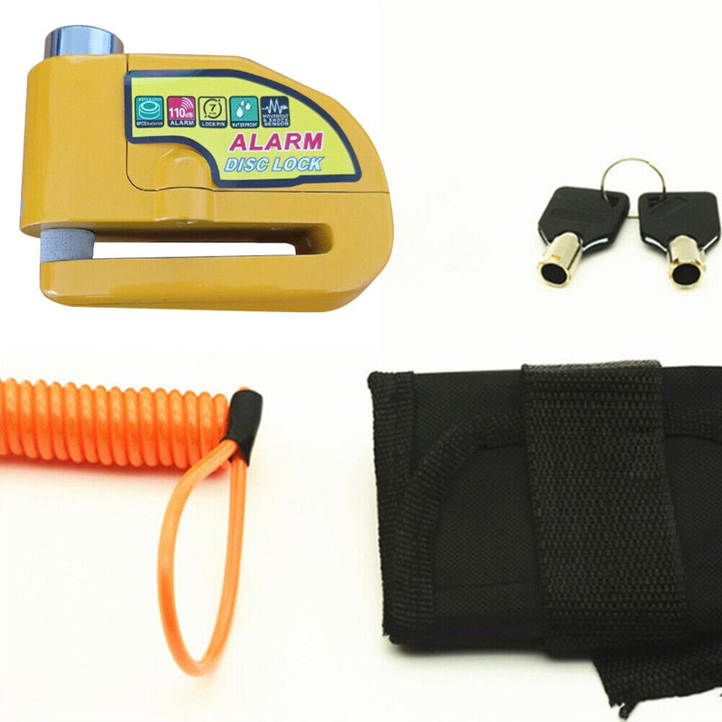 Scooter Bicycle Security Locks Anti-Theft Disc Brake Lock Cycling Accessori