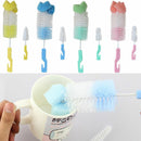 Baby milk bottle nipple teapot nozzle spout tube nylon cleaning brush clean X1F8