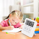 T06 Digital Silent Count Up Countdown Timer Stopwatch Alarm Reminder Clock