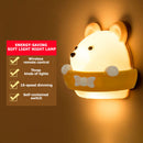 Bear Shape Hallway Wall Lamp Bedside Night Light with Remote Control (B)