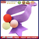 Scrunchie Rubber Bands Women Ponytail Holder Headwear Star Pompom Hair Rope