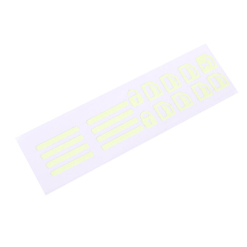 Luminous Car Door Window Lift Button Stickers Decals Car Styling (Green) Newly