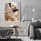 Frameless Oil Paint By Numbers Pastor DIY Canvas Picture Craft Kit for Home
