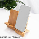 Bamboo Mobile Phone Holder Tablet Computer Base Assembly F5G9 Holder Phone L0P6