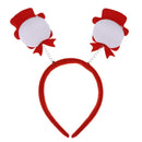 Home Decoration Cute Christmas Theme Headband Kids Head Clasp(Snowman)