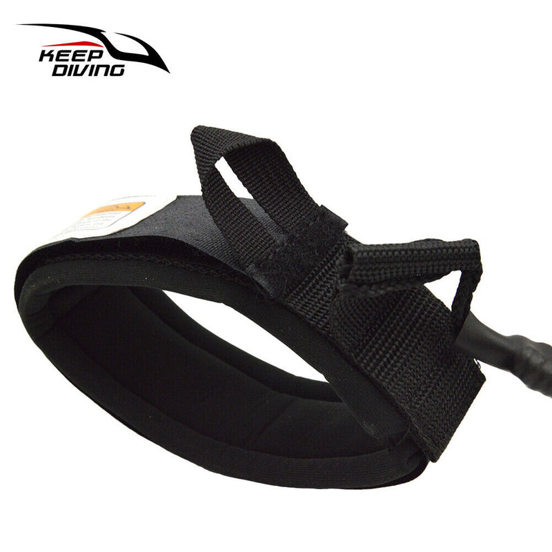 KEEP DIVING Surfing Ankle Leash Stand Up Paddle Surfboard Leg Rope (Black) Newly