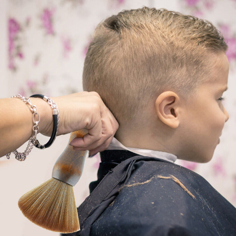 Professional Soft Neck Face Duster Brush Salon Barber Hair Clean Beard Hairbrush