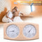 Wooden Sauna Room Humidity Meter Gauge Bathroom Temperature Hygrometer