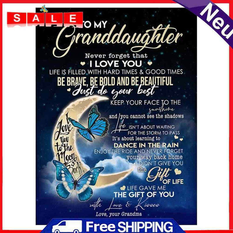 Letter Print Fleece Throw Blanket for Bed Sofa Couch Cozy Bedding Outlet Quilts